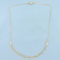 16 Inch Italian Braided Serpentine Link Necklace In 18k Yellow Gold