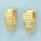 Modern Style Cufflinks In 14k Yellow Gold