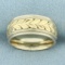 Designer Diana Leaf Nature Design Wedding Band Ring In 14k White And Yellow Gold