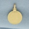 Jesus Head Pendant Or Charm In 14k Yellow Gold