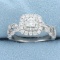 Neil Lane Double Halo Twist Engagement Ring In 14k White Gold