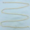 24 Inch Rope Link Chain Necklace In 14k Yellow Gold