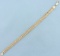 Woven Foxtail Bracelet In 14k Yellow Gold