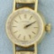 Certina Swiss Windup Watch In 14k Solid Yellow Gold Case