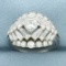 4ct Baguette And Round Diamond Cocktail Ring In Platinum