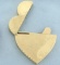 Vintage Engravable Heart Lighter With Matching Case In 14k Yellow Gold