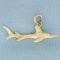 3d Shark Pendant In 14k Yellow Gold