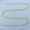 20 Inch Figaro Link Chain Necklace In 14k Yellow Gold