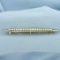 Vintage Seed Pearl Pin Brooch In 14k Yellow Gold