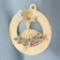 Pearl, Ruby, And Sapphire Dancer Charm Or Pendant In 14k Yellow Gold