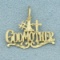 Diamond Cut #1 Godmother Pendant In 14k Yellow Gold