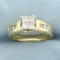 Princess Diamond Engagement Ring In 14k Yellow Gold