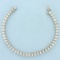 3ct Diamond Tennis Bracelet In 14k White Gold
