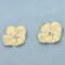 Pinwheel Stud Earring Enhancers In 14k Yellow Gold
