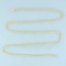 24 Inch Rope Link Chain Necklace In 14k Yellow Gold