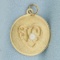 Sweet 16 Pearl Charm Or Pendant In 14k Yellow Gold