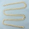 Mens 24 Inch Curb Link Chain Necklace In 10k Yellow Gold