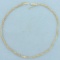Rope Link Anklet In 14k Yellow Gold