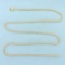 Italian 25 Inch Snake Link Chain Necklace In 14k Yellow Gold