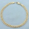 Italian Curb Link Bracelet In 10k Yellow Gold