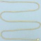 24 Inch Wheat Link Chain Necklace In 14k Yellow Gold