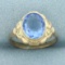 Vintage Quartz Ring In 10k Yellow Gold