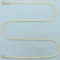 17 Inch S-link Serpentine Chain Necklace In 14k Yellow Gold