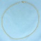 18 Inch Snake Link Chain Necklace In 14k Yellow Gold
