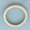 Diamond Circle Pendant In 14k Yellow Gold
