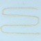 18 Inch Rope Link Chain Necklace In 14k Yellow Gold