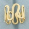 Wave Zigzag Ring In 14k Yellow Gold
