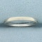 Thin Womans Wedding Band Ring In 14k White Gold