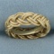 Braided Band Ring In 14k Yellow Gold