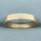 Mens Wedding Band Ring In 14k Yellow Gold