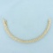 Diamond S-link Tennis Bracelet In 10k Yellow Gold