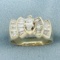 Vintage Marquise Diamond Engagement Ring In 14k Yellow Gold