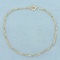Box Link Bracelet In 14k Yellow Gold