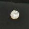 Single Diamond Stud Earring In 14k Yellow Gold