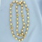 Vintage Givenchy Logo Ball Bead Necklace
