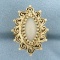 Vintage Coral Ring In 14k Yellow Gold