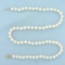 Cultured Akoya Pearl Strand Necklace In 14k Yellow Gold