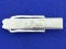 Vintage Old European Cut Diamond Tie Clip In 10k White Gold