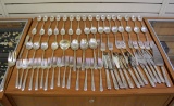 International Silver Blossom Time Sterling Silver 81 Piece Flatware Set