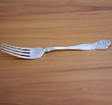 Antique Simpson, Hall, Miller And Co Berwick Sterling Silver Fork
