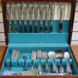 International Wild Rose Sterling Silver Flatware Set Of 71 Pieces