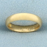 Antique 1904 Wedding Band Ring In 18k Yellow Gold