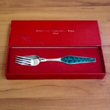 Sorenco Denmark 1966 Sterling Silver Christmas Fork