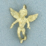 Angel Pendant In 14k Yellow Gold