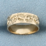 Swirl Design Pinky Ring In 10k Yellow Gold