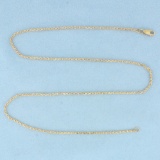 16 Inch Cable Link Chain Necklace In In 14k Yellow Gold